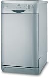 Indesit IDS105 45cm Freestanding Slimline Dishwasher in White - 10 place settings, salt rinse indicator, triple A rating