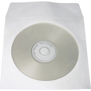 Americopy 100 Paper CD Sleeves with Window & Flap