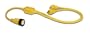 Marinco 167RYN2 Marine Electrical Shore Power "Y" Adapter (Double 30-Amp 125-Volt Locking Male to 50-Amp 125/250-Volt Locking Female with Sealing Collar System, Yellow)