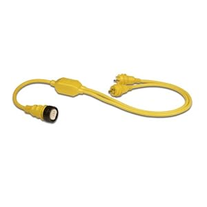 Marinco 167RYN2 Marine Electrical Shore Power Y Adapter (Double 30-Amp 125-Volt Locking Male to 50-Amp 125 250-Volt Locking Female with... by