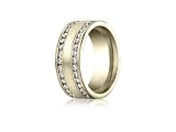 1.48 cttw Benchmark® 8mm Comfort Fit Diamond Wedding Band LIFETIME WARRANTY