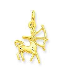 14K Gold Sagittarius Zodiac Charm