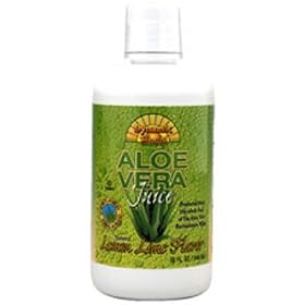 Organic Aloe Vera Juice Lemon-Lime Flavor - 32 oz - case of 6