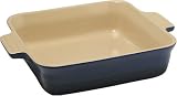Le Creuset �X�^�b�J�u���E�X�N�G�A�E�f�B�b�V�� 24cm �R�o���g�u���[ 910057-24-63