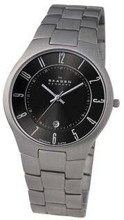 Skagen #801XLTXM Titanium Slim Design Dress Watch