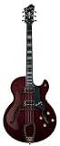 Hagstrom HJ800 Electric Jazz Guitar (Natural Mahogany)