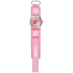 NFL Kids' FF1-CLE Future Star Series Cleveland Browns Pink Watch