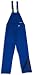 Bib Overalls 6 oz. Nomex IIIA Royal Blue Lined with Quilted Nomex, 32 Inseam, LG