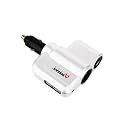 Wagan Twin USB/DC Sockets Traveler Adapter