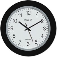La Crosse Technology WT-3102B 10-Inch Atomic Analog Clock