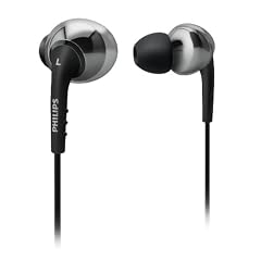 Philips SHE 9750 In-Ear-Kopfh�rer mit Gelkissen (103 dB, 50 mWatt) schwarz