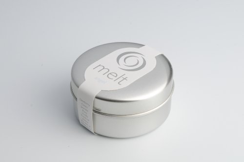 Melt, Angel Fragrance Container Candle, Pale Blue, Silver Tin
