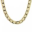 Large Mens Gucci Link Necklace in 14KT Yellow Gold 18-20"