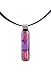 Pendant - XP-67 - Genuine Handmade Dichroic Glass ~ .925 Sterling Silver