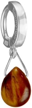 TUMMYTOYS NAVEL BELLY RING SILVER TIGERS EYE TEARDROP. Easy snap-in TummyToys Belly Button Rings The Highest Quality. Belly Rings That Will Change Your Life. Money Back, 100% guarantee.