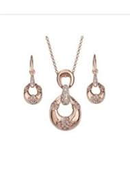 XiangGang ShaoGi 18k White Gold, Round Diamond Ball Fashion Sets, White - 18 inch
