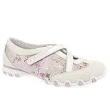 Skechers Bikers Dreamy - 7 Uk - White & Pink - Leather