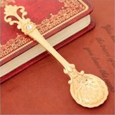 DGM MART Home Kitchen Use Flatware Novelty Spoon Sets Antique Palace Design tea spoon,seasoning spoon,coffee spoon,ice cream spoon - Golden Crown Design