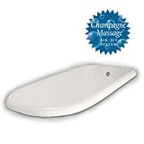 American Bath Factory B5-5540-BX-SP Cambridge Champagne Drop-In Bathtub, Bisque, Standard Blower