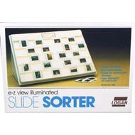 Logan 1055 E-Z View Flat Folding Slide Sorter for 40 Slides 12 x 16in. 750485
