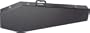 Coffin Case B-195 Universal Wood Bass Case,  Black Exterior with Red Interior