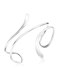 Wrap Over Bracelet in Silver