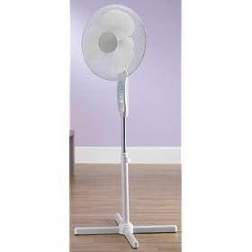 Luxury Remote Control 16" 3-Speed Oscillating Pedestal (stand) Fan