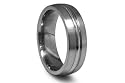 Dual Finish Titanium Band by Edward Mirell
