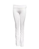 White Ladies Rollable Yoga Pants