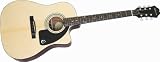 Epiphone AJ-100CE Jumbo Acoustic-Electric Guitar, Passive, Natural