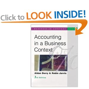 Accounting in a Business Context (Business in Context Series)