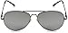 zeroUV - Mirrored Aviator Sunglasses for Men Women with Spring Loaded Hinges (3-Pack | Silver + Gold + Gunmetal)