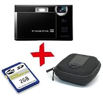 Bundle: Fuji Z200 Black Digital Camera (Finepix Z200fd)+ 2GB+ Hard Case