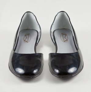 Madness Patent Leather Ballet Flat Black