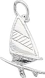 Wind Surfing Charm by Rembrandt Charms