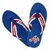 Atlanta Braves Unisex Sporty Flip-Flops, Size= Small
