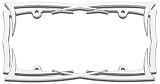 Chrome Blades License Plate Frame
