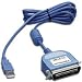 Trendnet Tu-P1284 Usb To Parallel Printer Cable Adapter Type A Male Usb 6.56ft Plug-And-Play