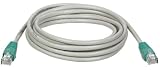 Tripp Lite N010-010-GY Cat5e 350MHz Gray Cross-over Molded Cable RJ45M/M - 10ft