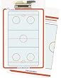 Champion Sports Dry-Erase Ice Hockey Clipboard