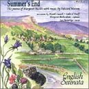 Edward Watson: The Shepherd; Summer's End (songs to poems of Margaret Buckle)