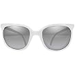 I Ski Alta Classics Designer Sunglasses - White/Smoke with Silver Mirror