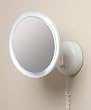 Daylight Fluorescent Lighted 10X Wall Mount Mirror