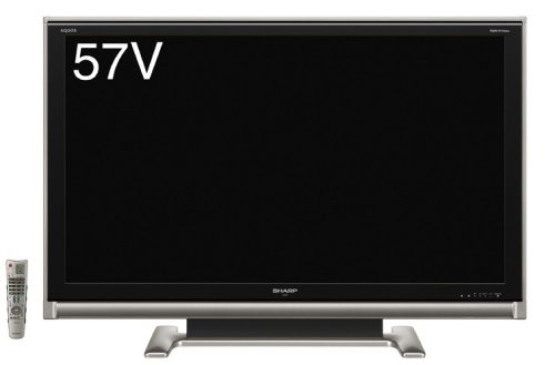 SHARP AQUOS 57V型 地上・BS・110度CSデジタルフルハイビジョン液晶テレビ LC-57RX1W