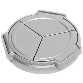 CowboyStudio Self-Retaining Auto Lens Cap for Panasonic Lumix DMC LX5 LX-5, White ALC-5W