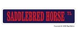 SADDLEBRED HORSE -Street Sign- horses farmer american