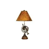 Mario Lamps 10T245 Globe Table Light, Antique Bronze