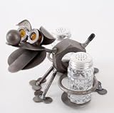 Review Bandana Yardbirds  / BANDANA/YARDBIRDS COLLECTION Happy Puppy Dog SALT And PEPPER SHAKER Holder METAL