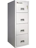 5000 Series 2 Hour Rated 31''D Vertical Letter File with 4 Drawers