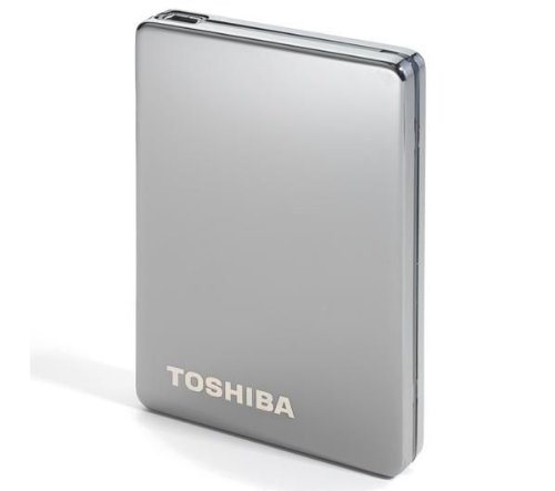 Toshiba HD 250GB externe Festplatte (4.6 cm (1.8 Zoll), 7200rpm, 8ms, 8MB Cache, USB) titan